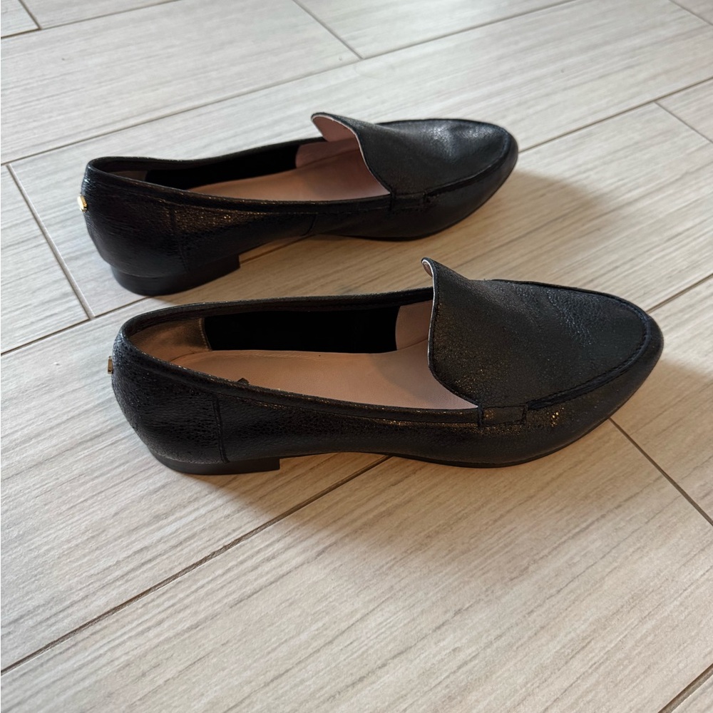Kate Spade New York 'Carima' Black Leather Loafers